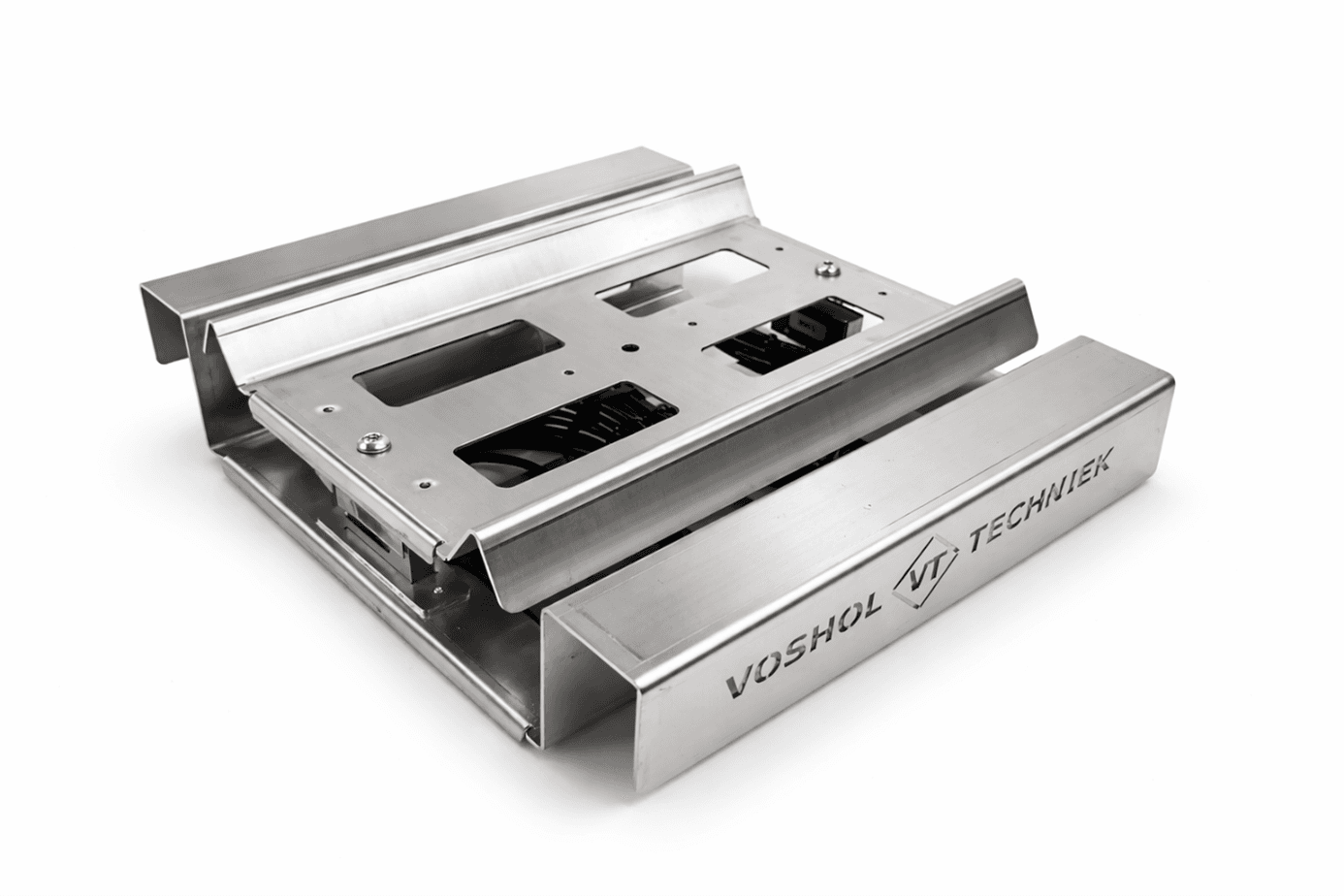 Stainless steel weighing system for propagation trays with young trees