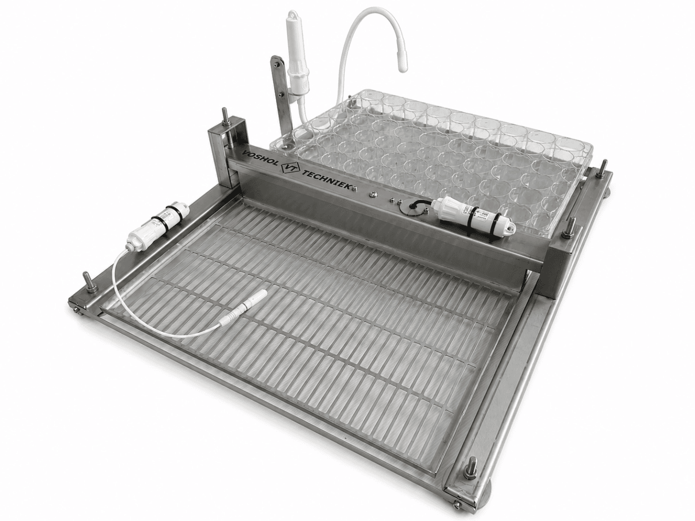 Stainless steel scale for pot plants and propagation trays